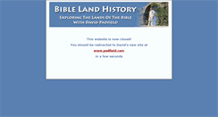Desktop Screenshot of biblelandhistory.com