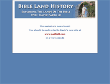 Tablet Screenshot of biblelandhistory.com